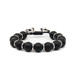 Onyx Club Bracelet w/Leather